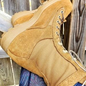 MCRAE Leather Combat Boots - 6W. Men NWOT